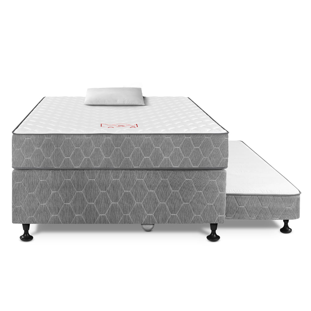 Cama Diván 1.5 Plazas + 1 Almohadas + Protector