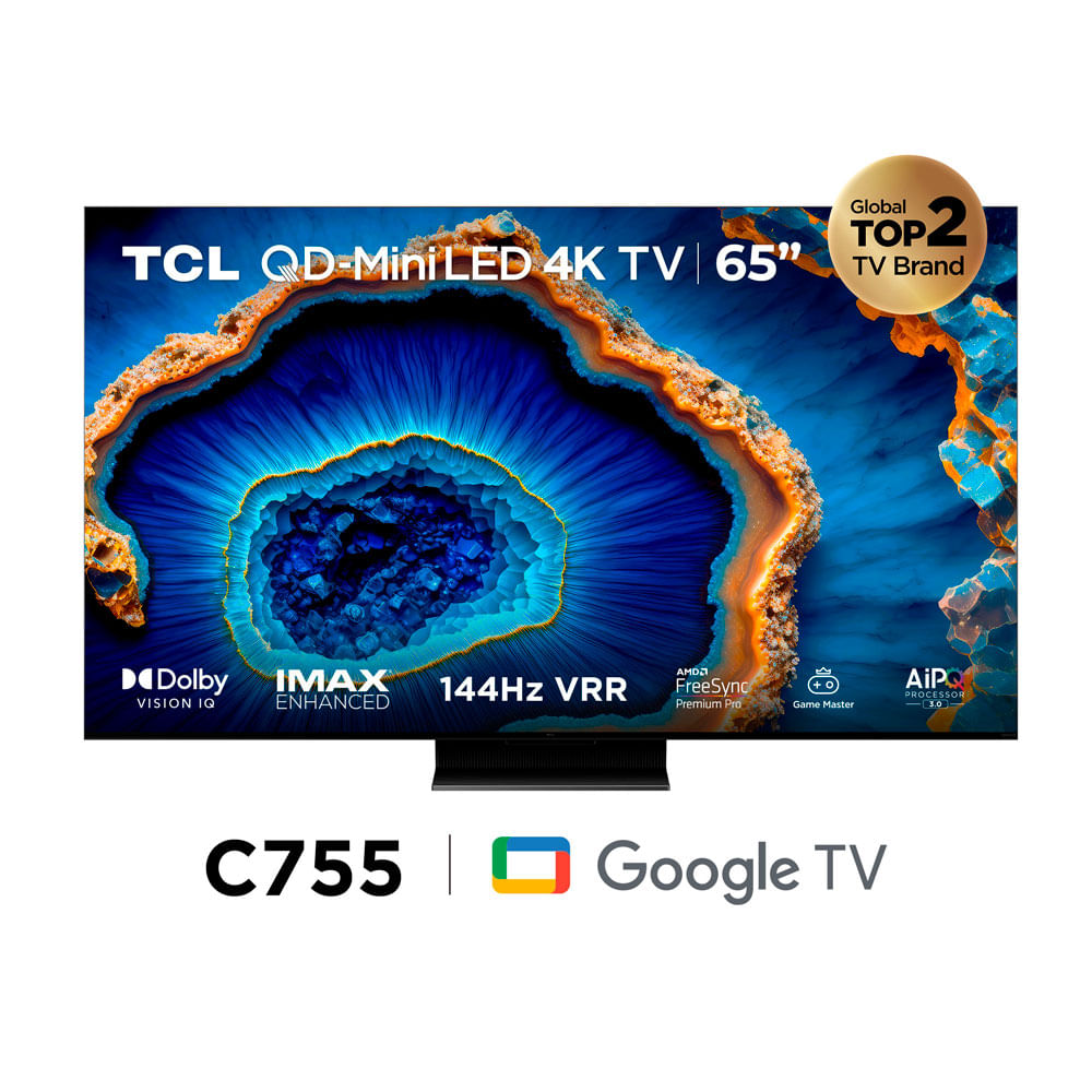 Televisor TCL 65"" Miniled Smart Google Tv 65C755