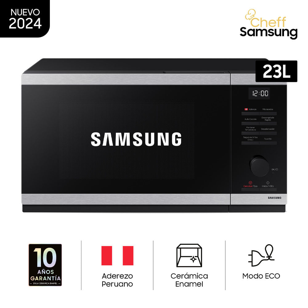 Microondas Digital Samsung Mwo Solo 23 LTS Inox