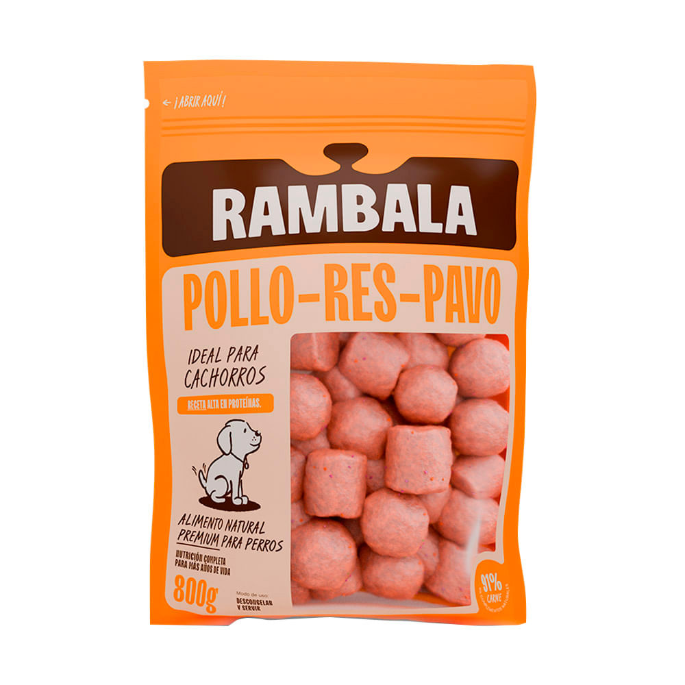 Alimento BARF Natural para Perros Rambala Clásico