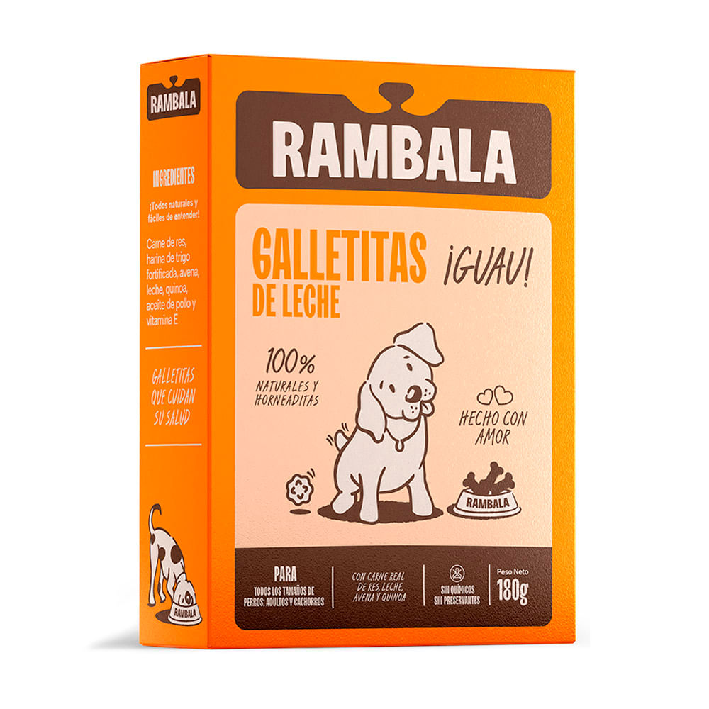 Galleta de Leche Rambala Caja 180gr