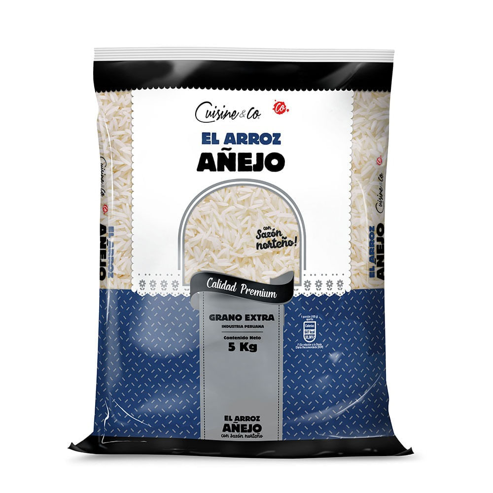 Arroz Extra Añejo Cuisine&Co Bolsa 5 kg