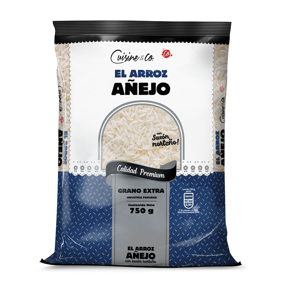 Arroz Añejo Extra Cuisine & Co 750g