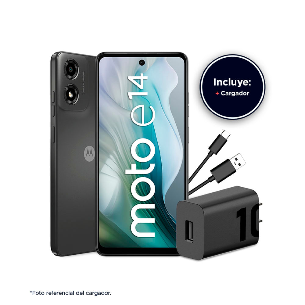 Smartphone Motorola E14 Gris