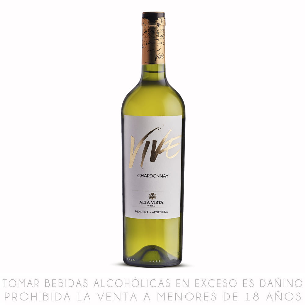 Vino Blanco Chardonnay Alta Vista Vive Botella 750ml