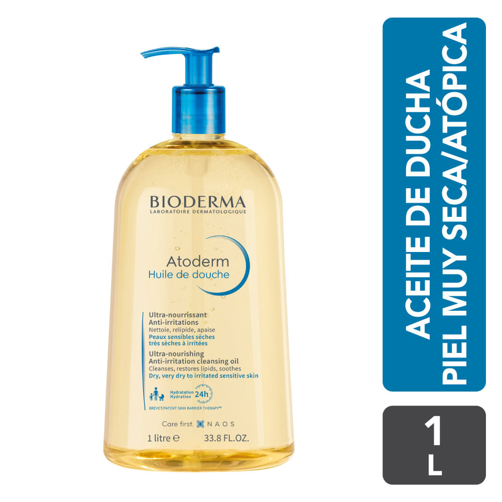 Aceite de Ducha Bioderma Atoderm 1L