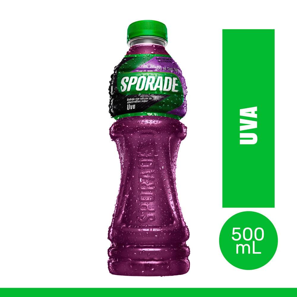 Bebida Rehidratante Sporade Uva Botella 500ml