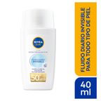 Protector Solar Facial Nivea Sun Fluido Diario Invisible 40ml