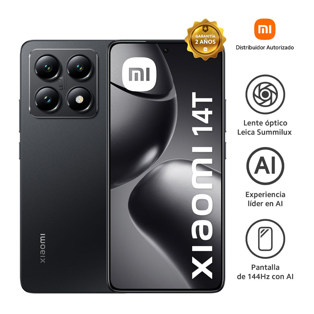 Smartphone Xiaomi 14T 512GB +12GB