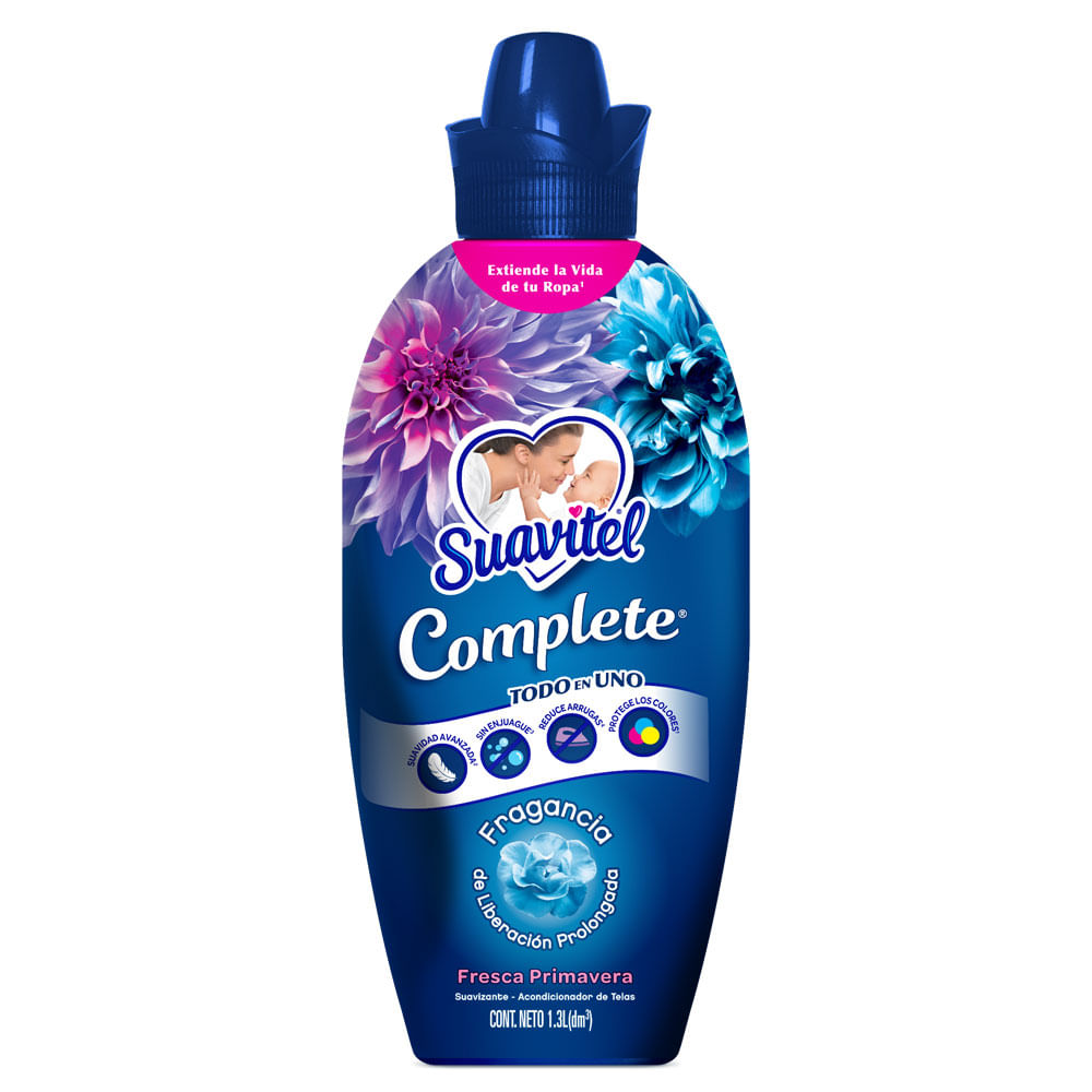 Suavizante de Telas Suavitel Complete Fresca Primavera 1.3L