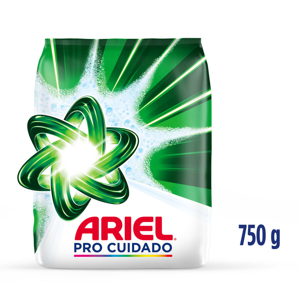 Detergente en Polvo Ariel Pro Cuidado 750g