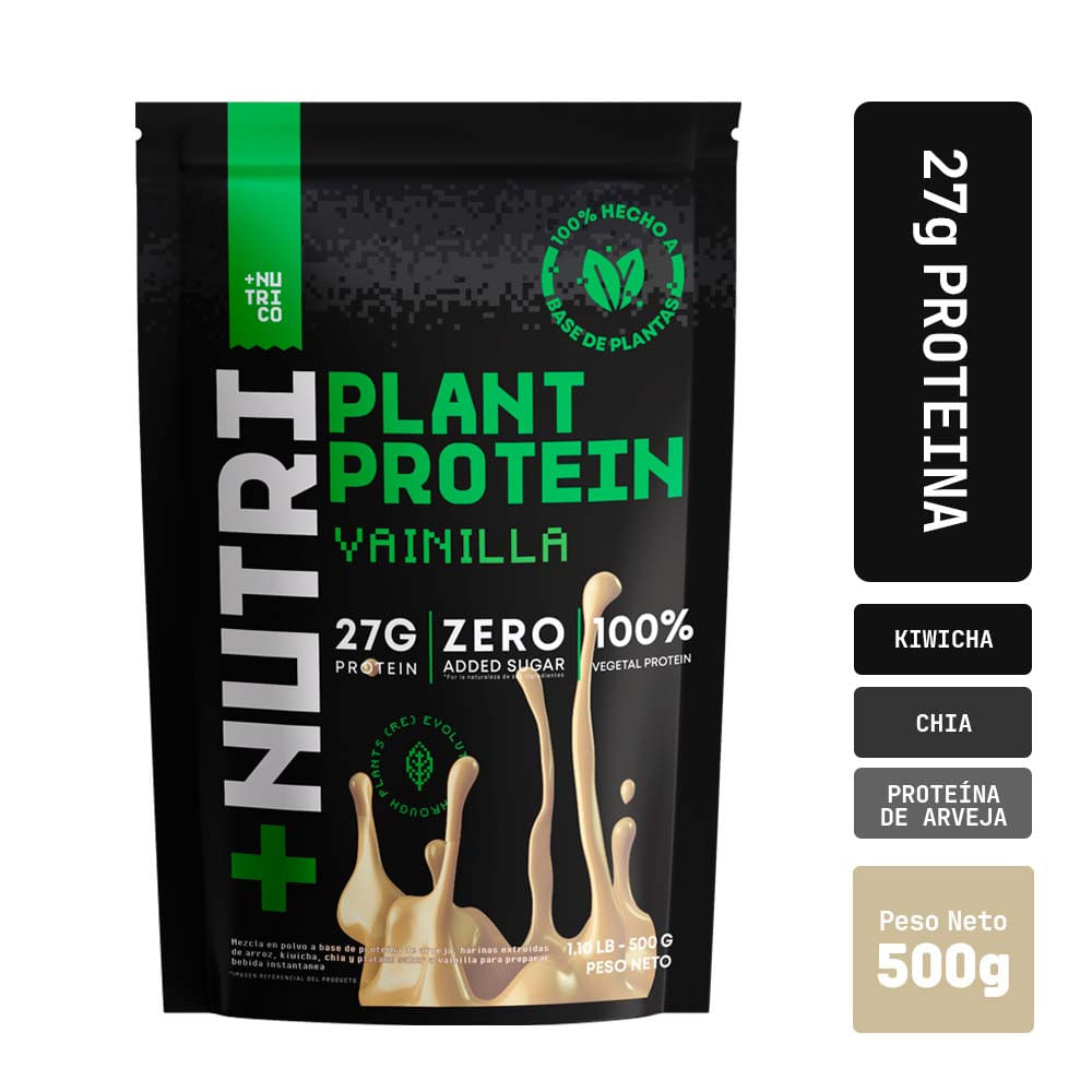 Proteína Vegana +Nutri Co Vainilla 500g