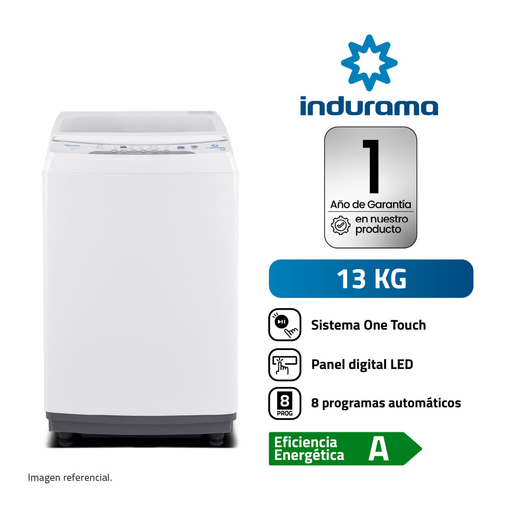 Lavadora Automatica Indurama LRI-13BLA