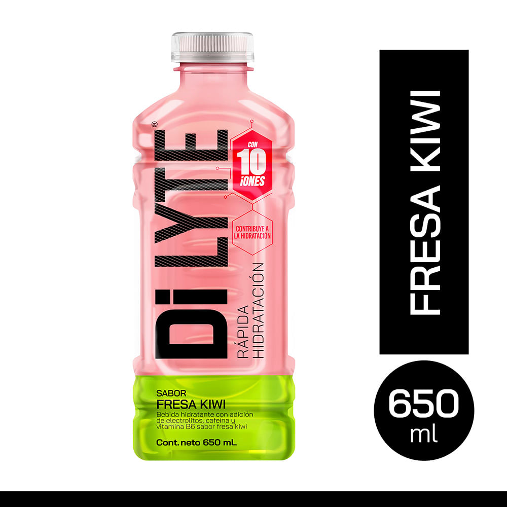 Bebida Rehidratante Dilyte Fresa Kiwi Botella 650ml