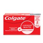 Twopack Pasta Dental Blanqueadora Colgate Luminous White 75ml
