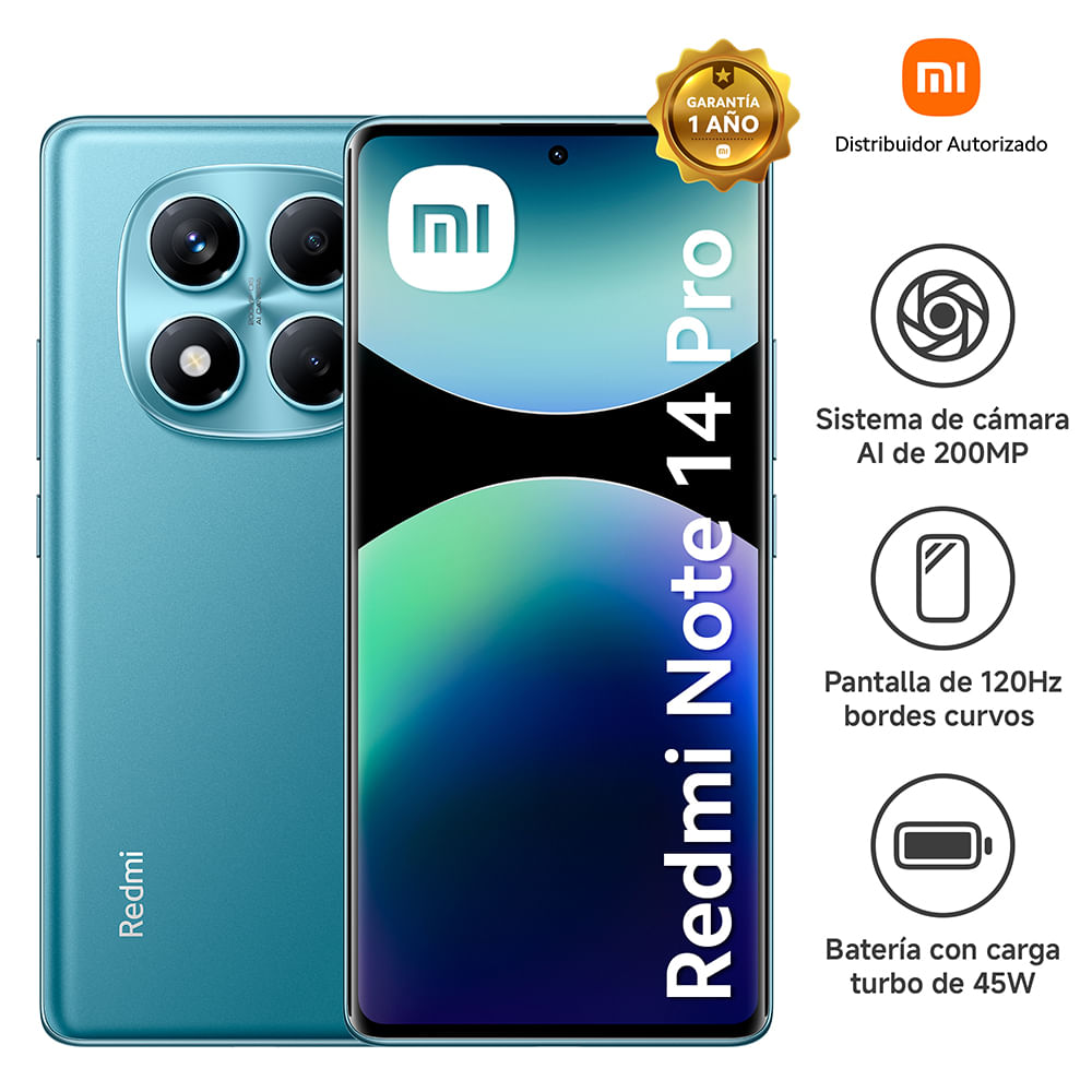Smartphone Note Xiaomi 14 Pro Ocean Blue 8Gb|256Gb