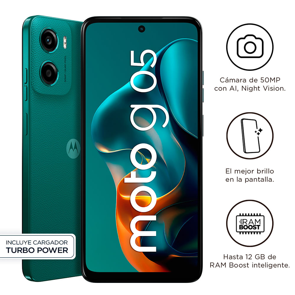 Smartphone Motorola G05 4GB+128GB Verde Profundo