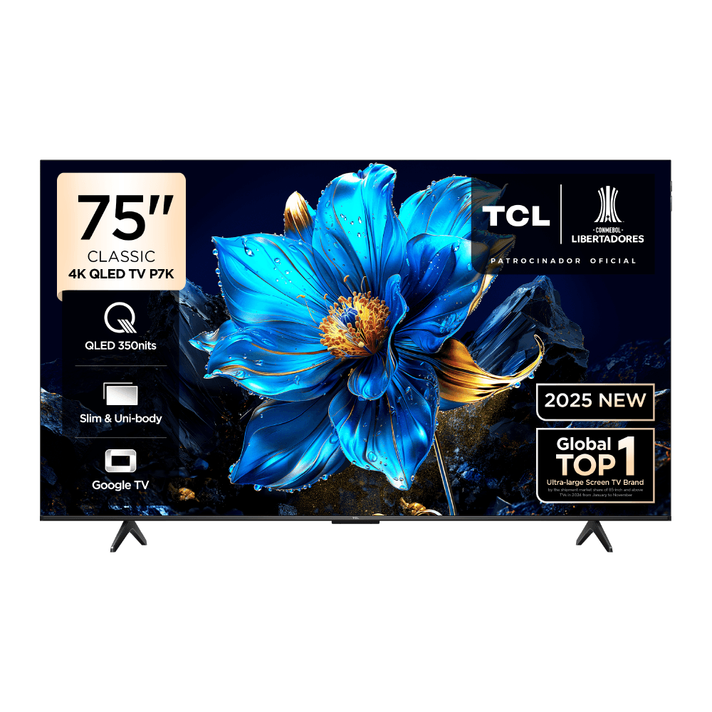 Smart TV TCL 75"" QLED Smart 60Hz 75P7K