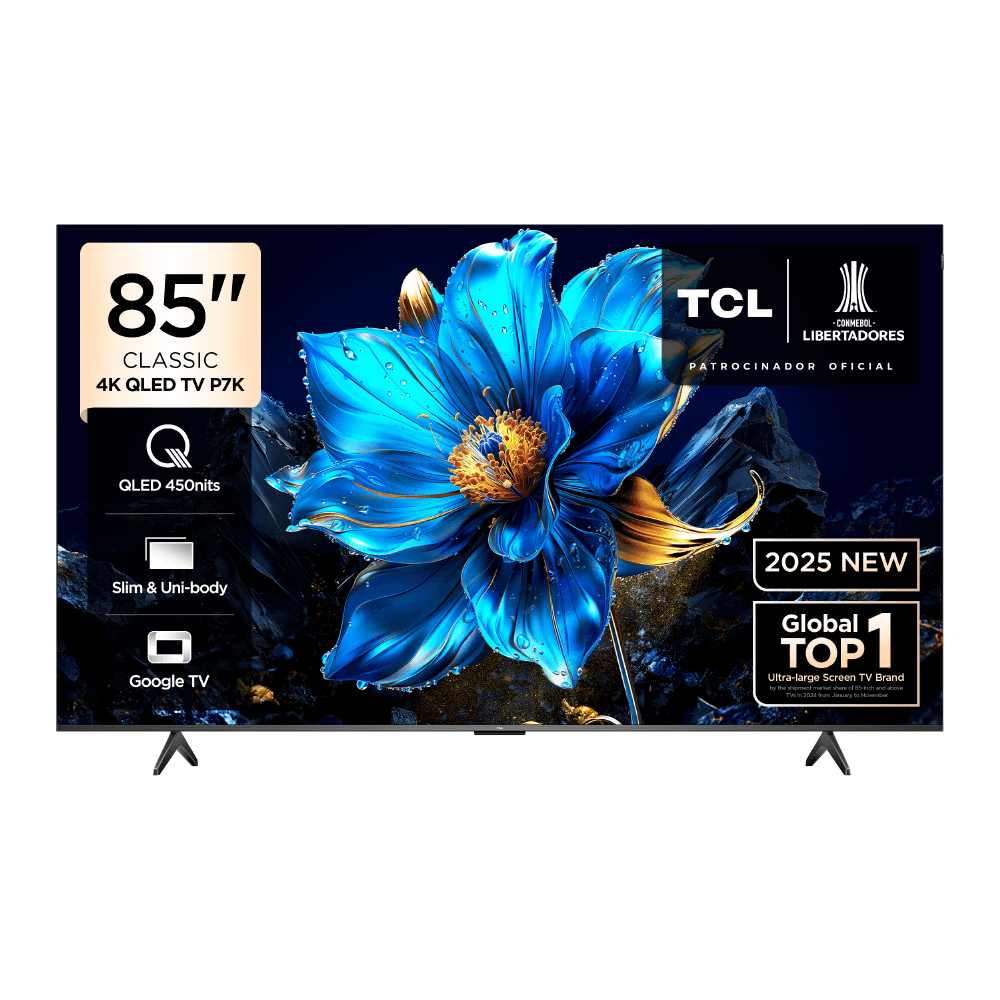 Smart TV TCL 85"" QLED Smart 60Hz 85P7K