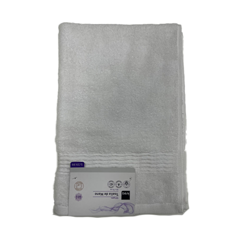 Toalla Krea Ellison Mano 525Gsm Blanco