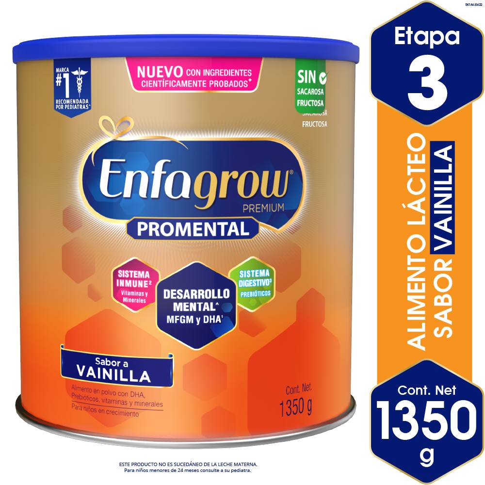 Fórmula en Polvo Enfagrow Premium Pro Mental Vainilla 1.35kg