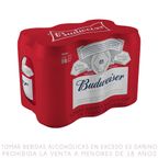 Sixpack Cerveza Budweiser Lata 355ml