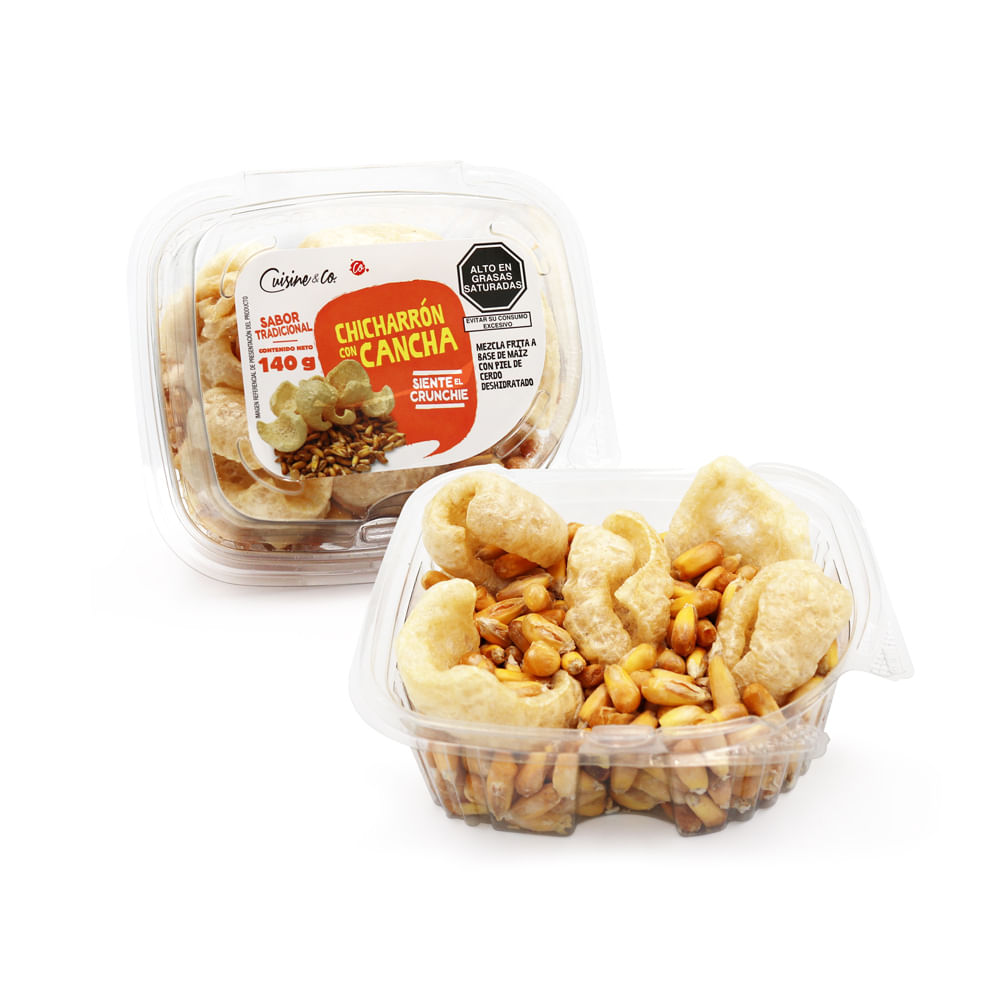 Chicharrón con Cancha Cuisine & Co 140g