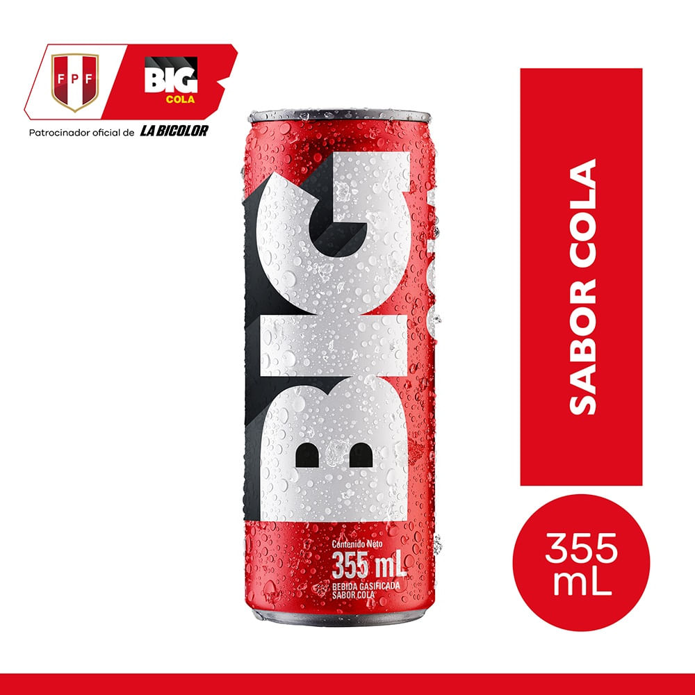 Gaseosa Big Cola Lata 355ml