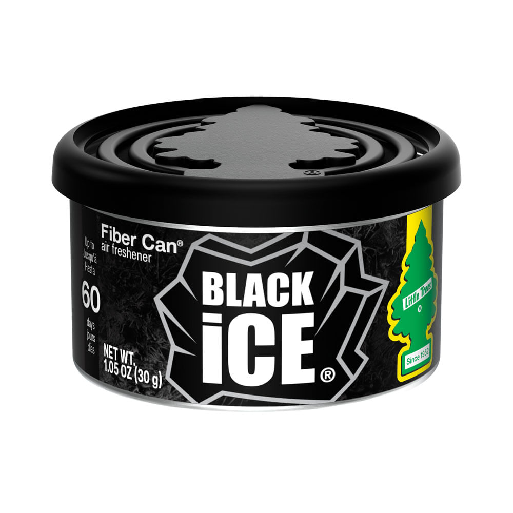 Aromatizador Little Trees Fiber Can Black Ice
