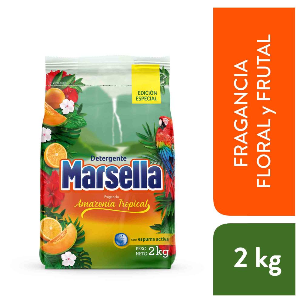 Detergente en Polvo Marsella Amazonía Tropical 2kg