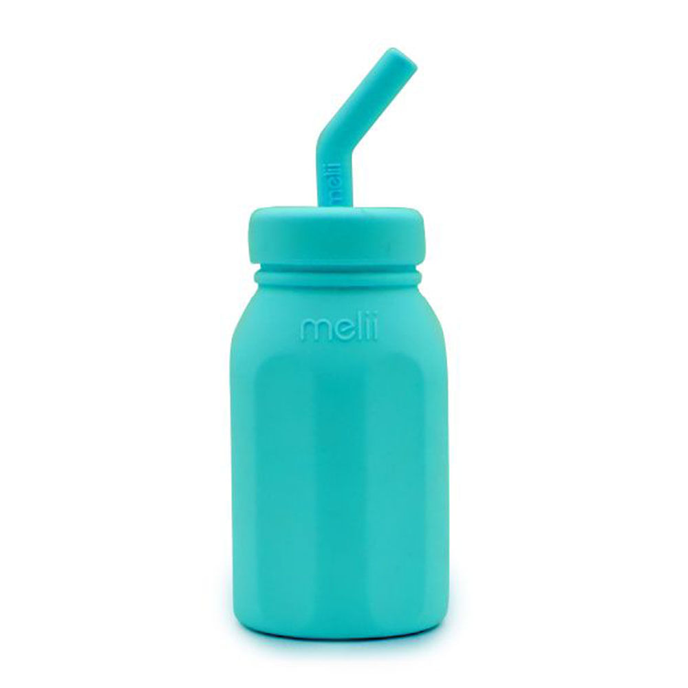 Botella Silicona con Bombilla Melii Mint 230ml