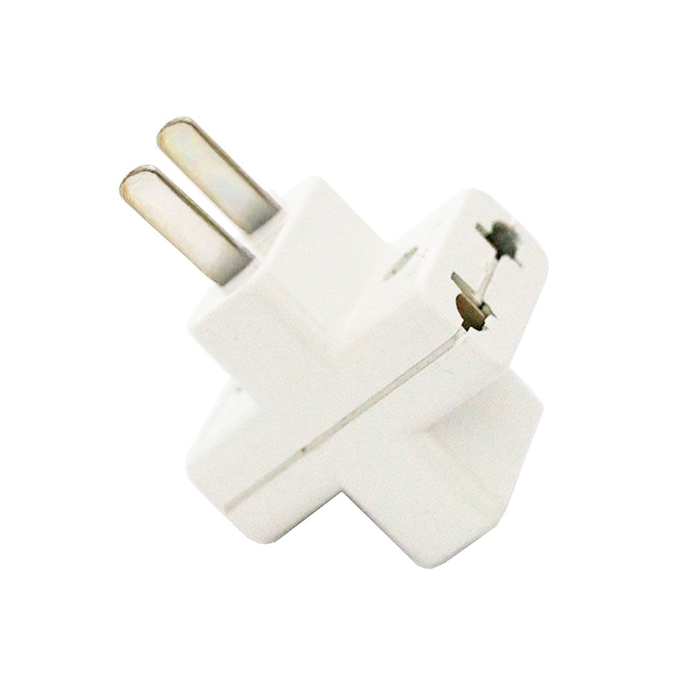Enchufe Triple Blanco