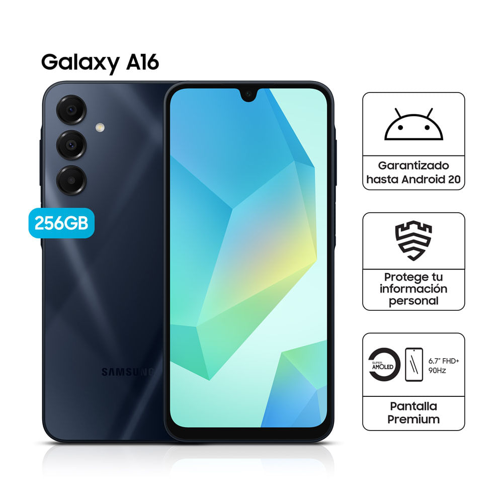 Smartphone Samsung Galaxy-A16 256GB Black