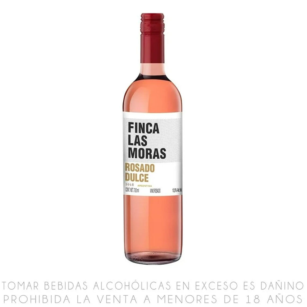 Vino Rosé Blend Finca Las Moras Dulce Botella 750ml