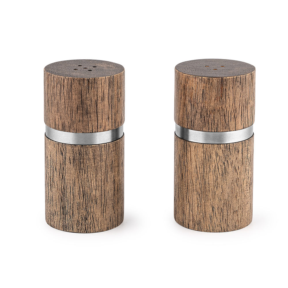 Set Salero Pimentero La Hacienda Grey Wood