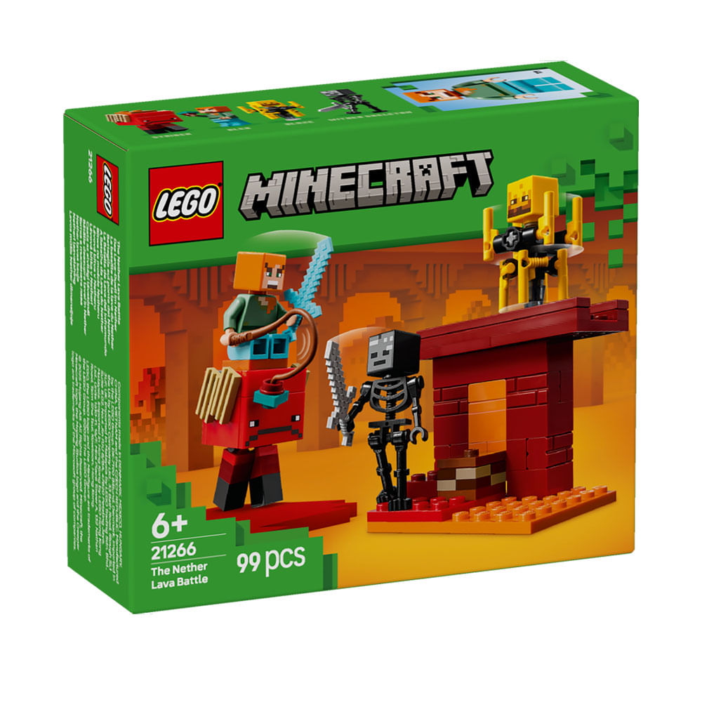 Batalla Lego The Nether Lava