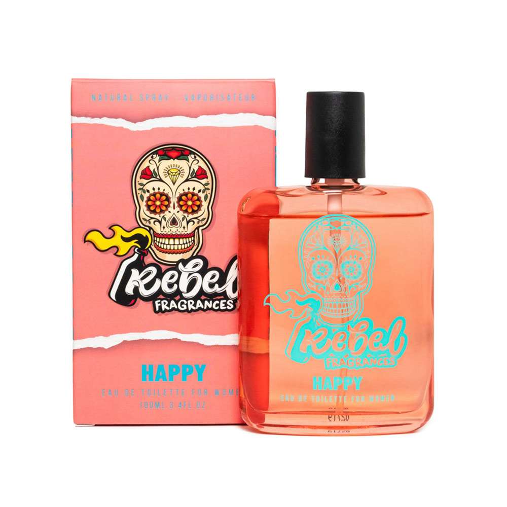Eau de Toilette Rebel Fragance Happy for Women 100ml