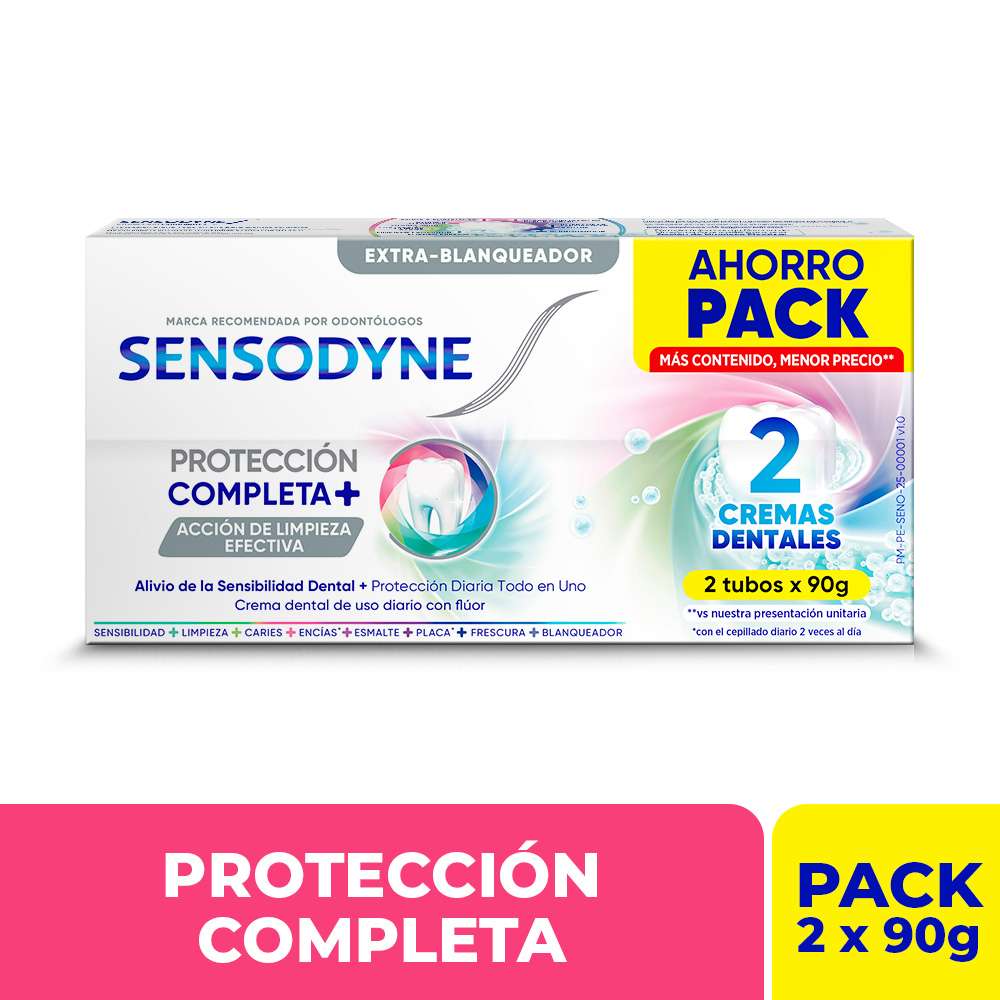 Twopack Pasta de Dientes Sensodyne Protección Completa 90g