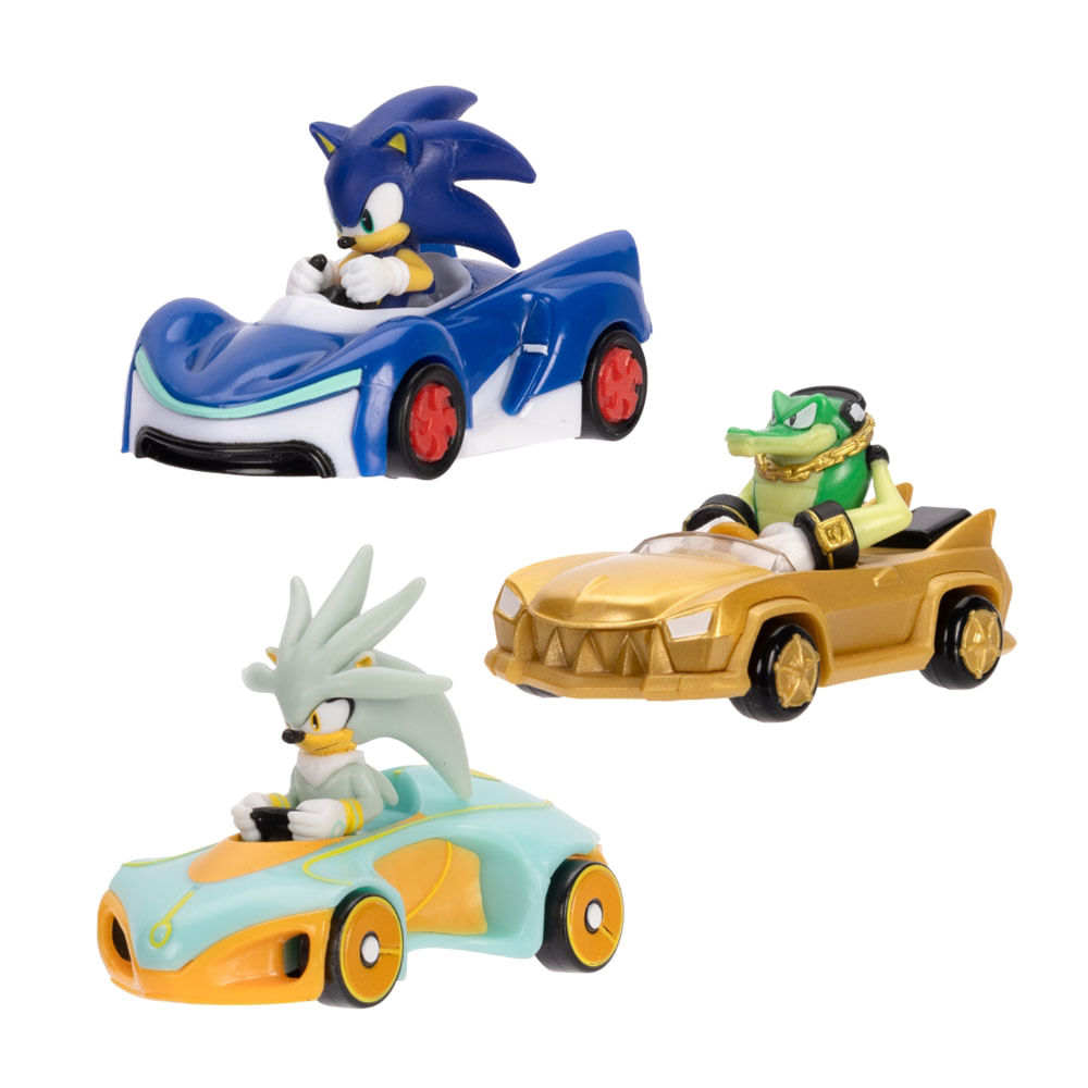 Juguete Mini con Vehículo Sonic
