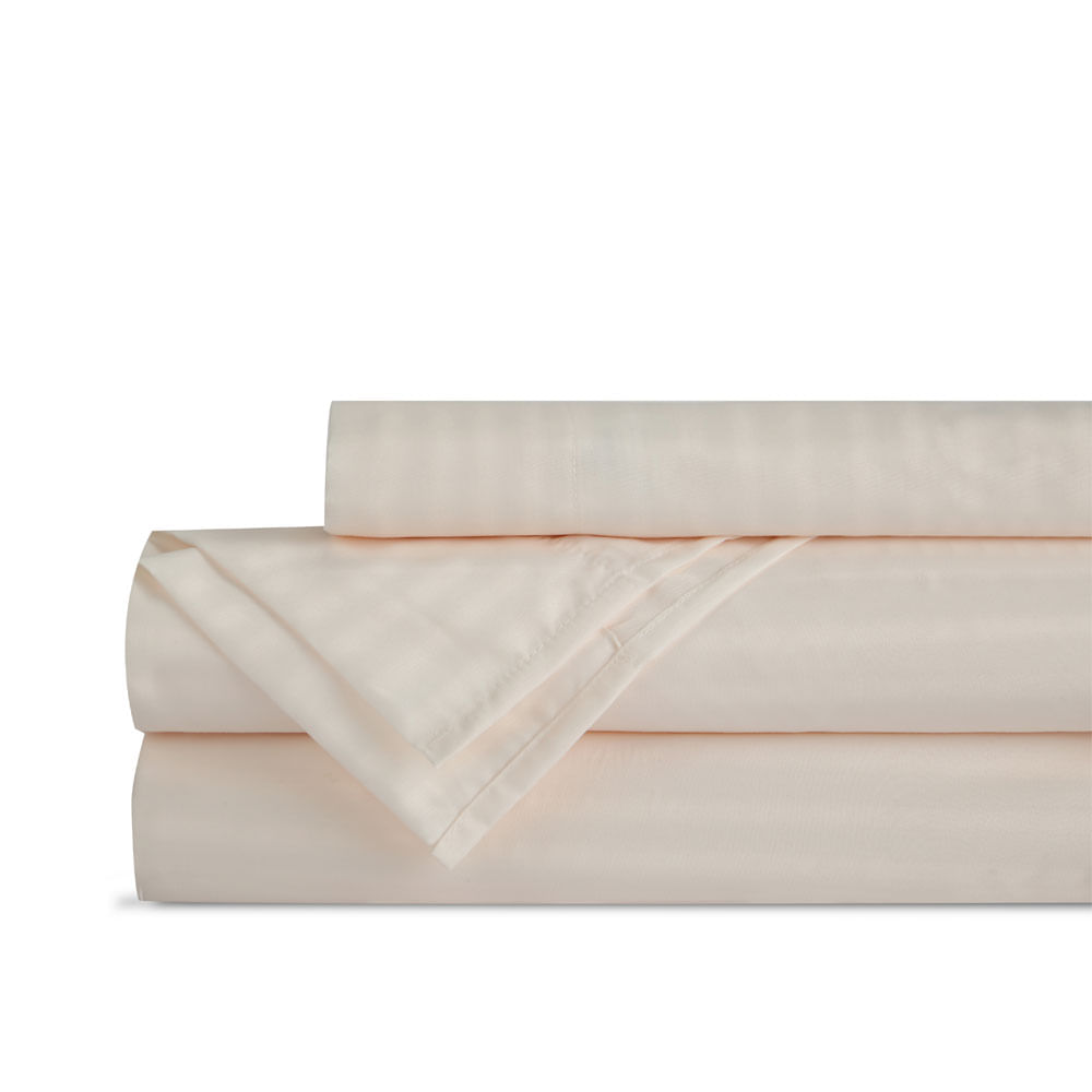 Sabanas Brickell Satinadas Stripe 2Plazas Coral