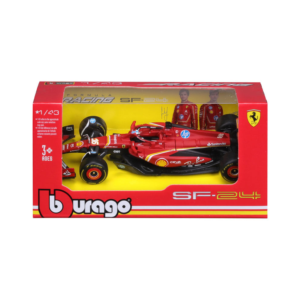 Auto de Carreras Ferrari 1:43 Leclerc