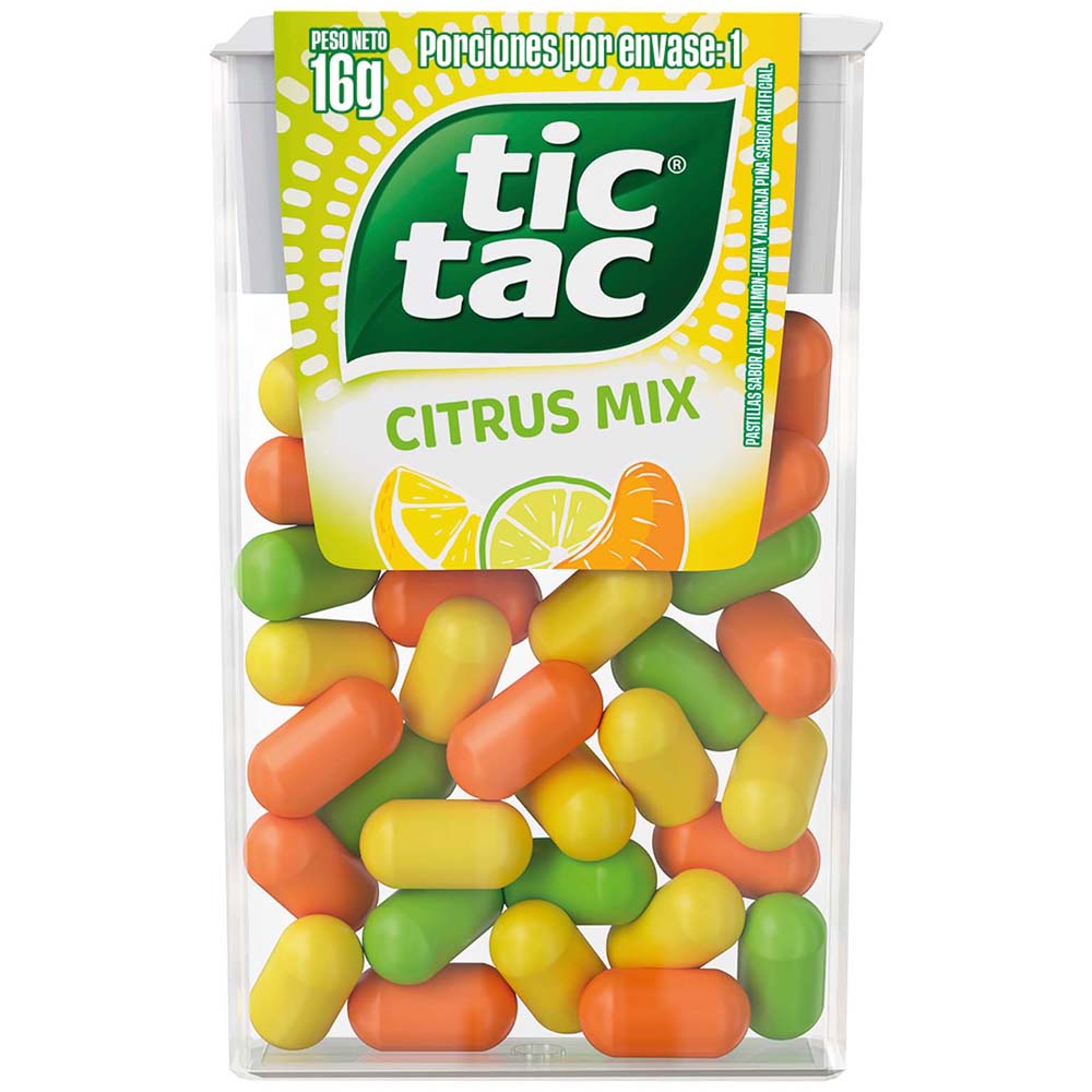 Caramelos Duros Tic Tac Citrus Mix 16g
