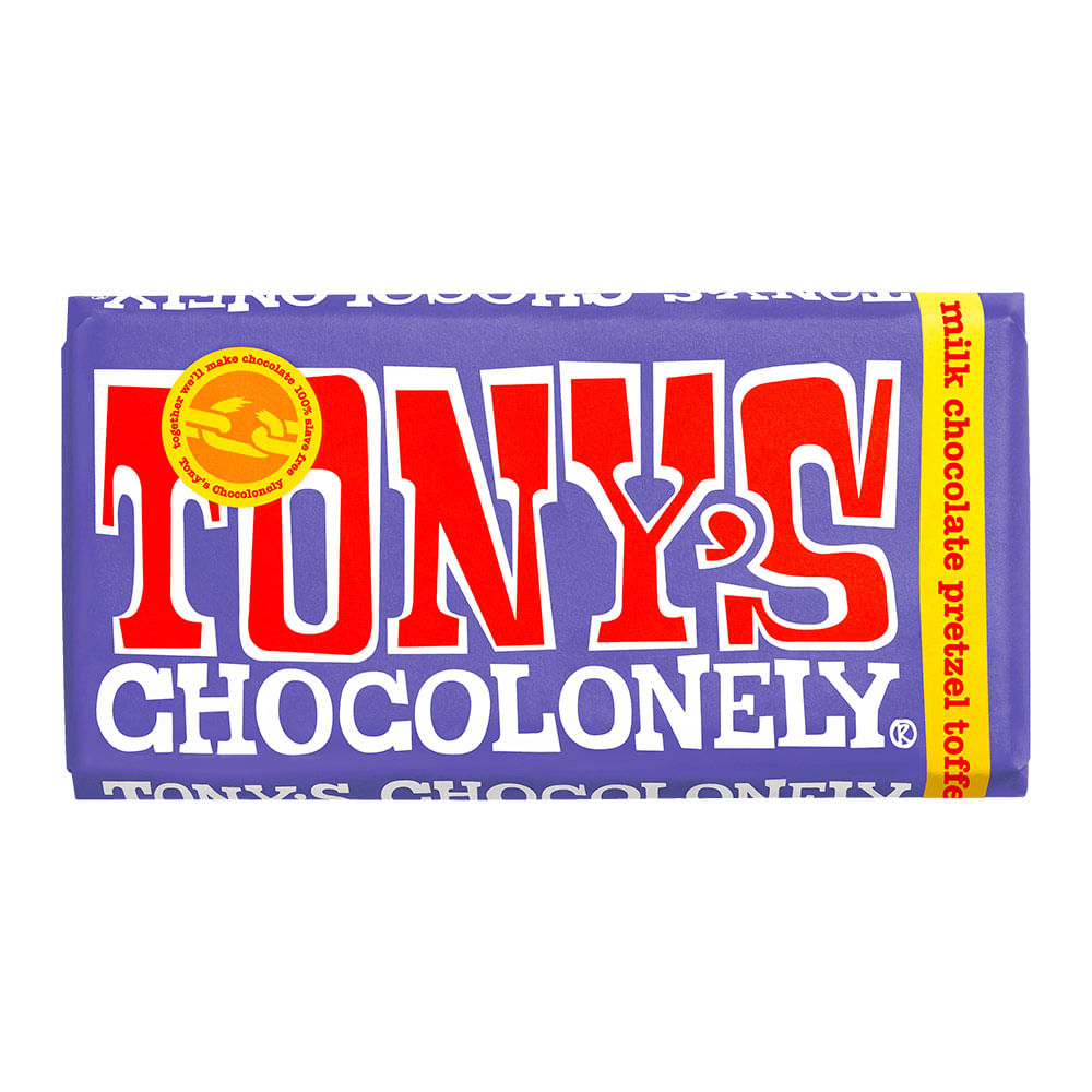 Chocolate con Leche Tony?s Chocolonely Pretzel Toffee 180g