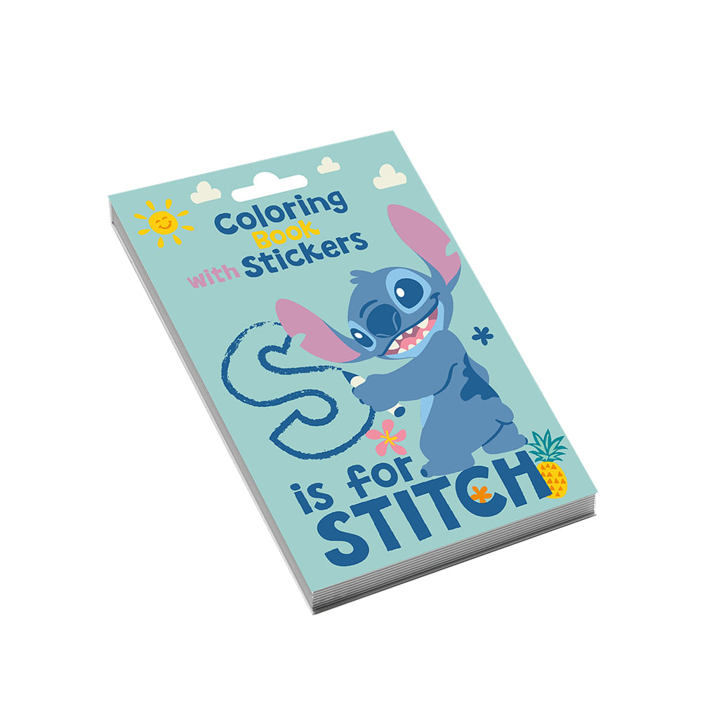 Libro de Colores Stitch + Sticker