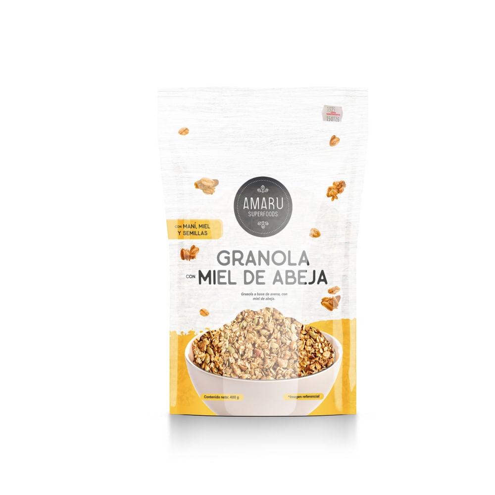 Granola con Miel de Abeja Amaru Superfoods 400g