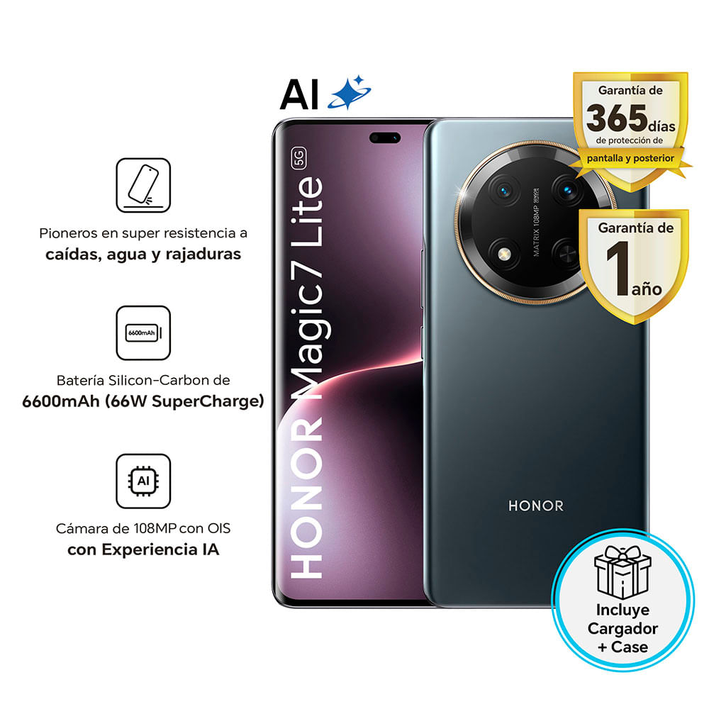 Smartphone Honor Magic7 Lite 8Gb+512Gb Black