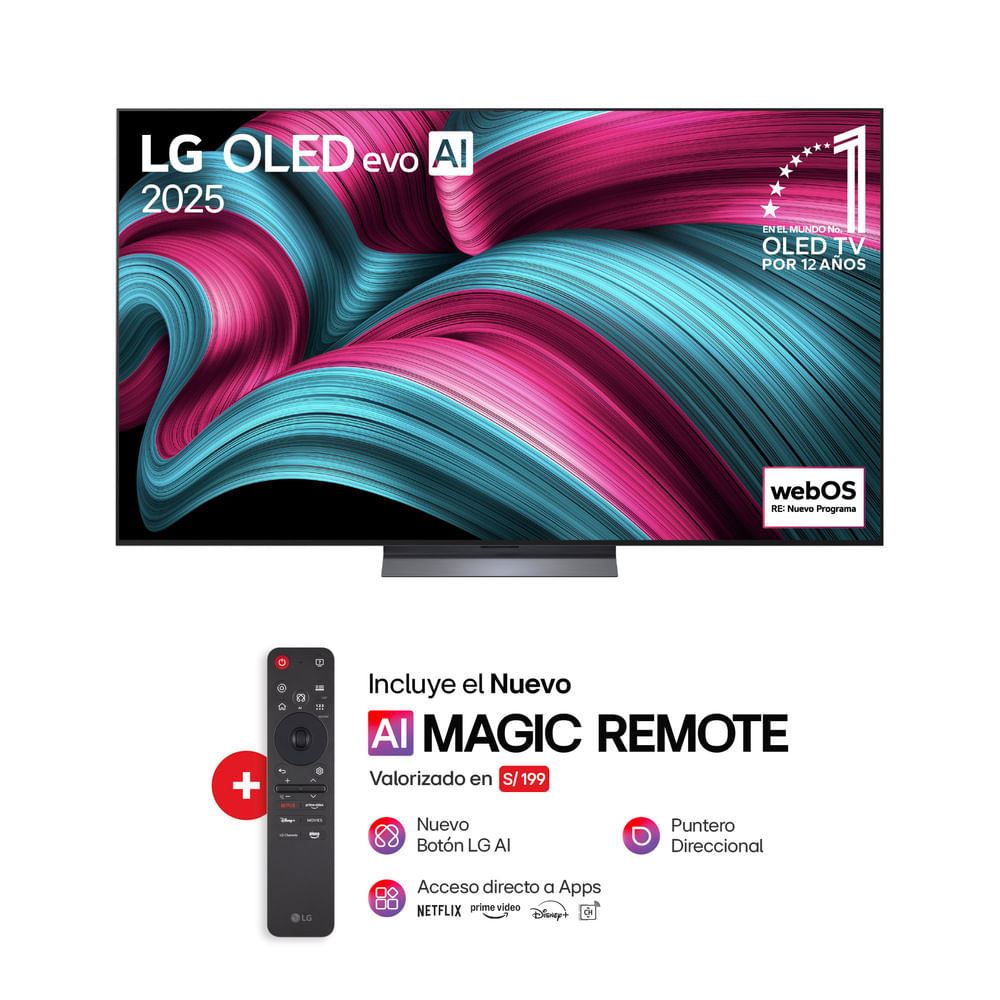 Televisor Smart TV LG Oled Evo 55"" Thinq AI Oled55C5 2025