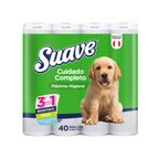 Papel Higiénico Doble Hoja Suave Cuidado Completo 40un