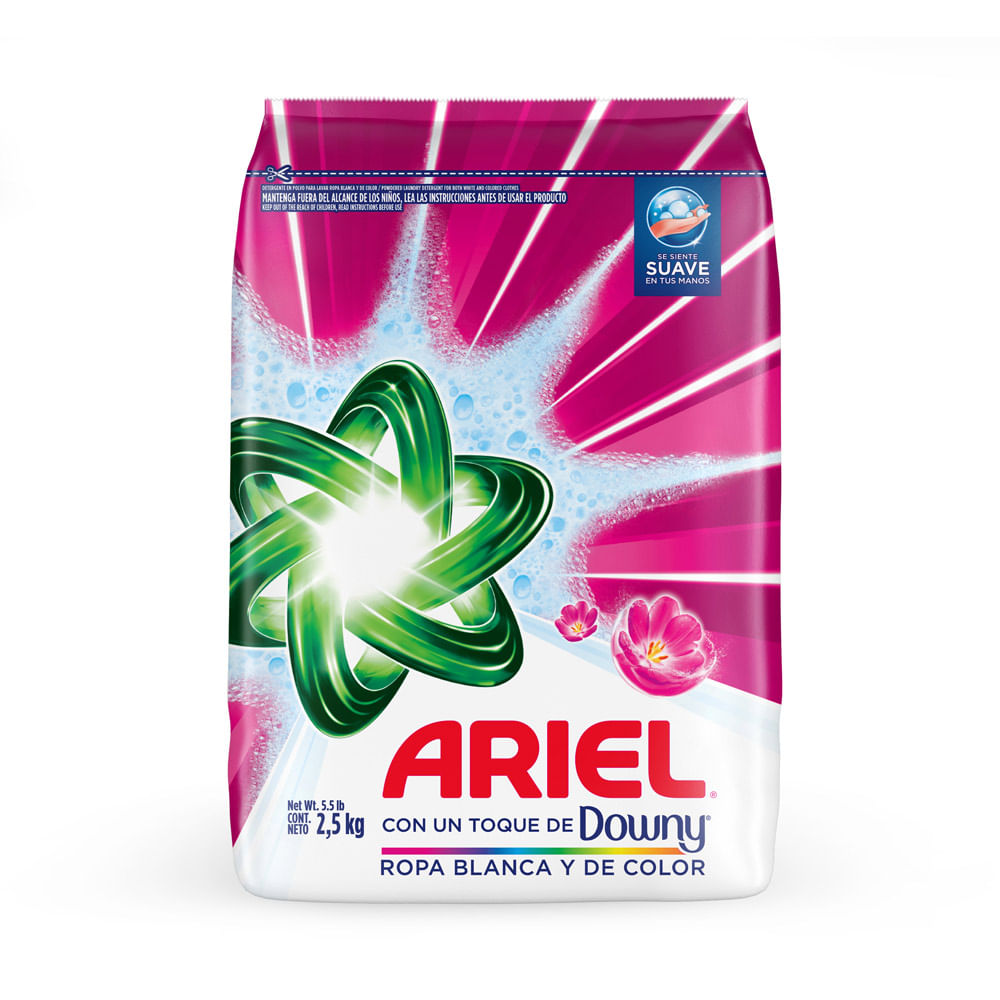 Detergente en Polvo Ariel Toque Downy 2.5kg