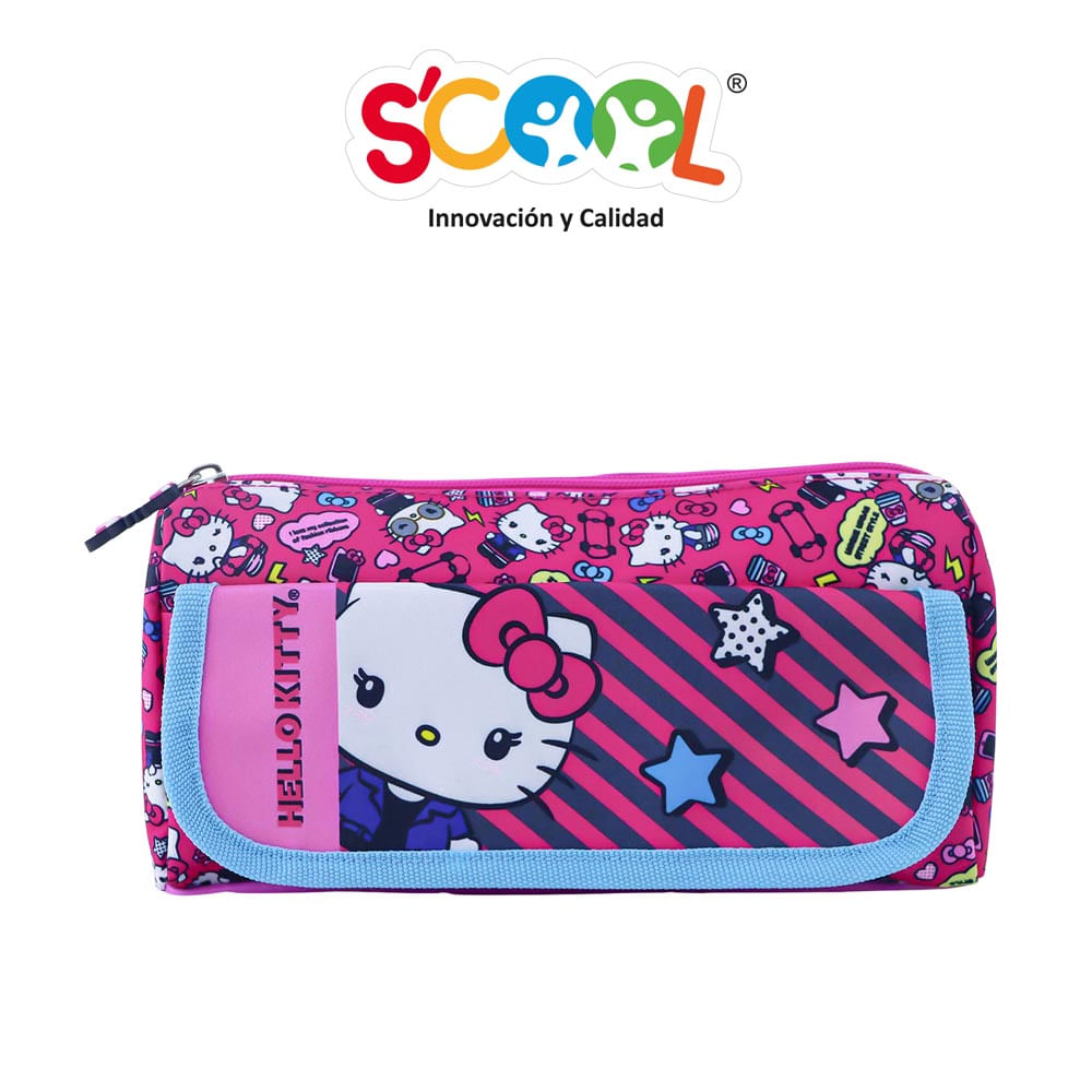 Cartuchera Scool Ranger Tela Hello Kitty